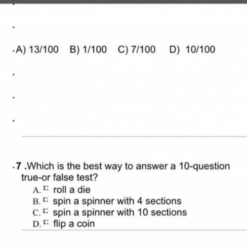 Number 7 correct answer plz