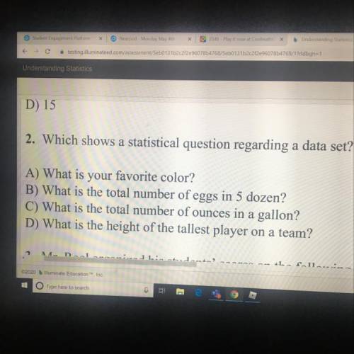 What is the correct answer please I need help.