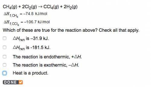 Which of these are true for the reaction above? (see picture) I WILL GIVE BRAINLIEST TO FIRST PERSON