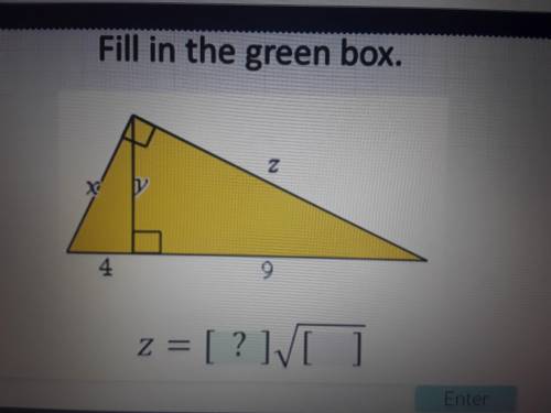 Help me please. Fill in the green box