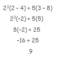 Find the error in the student’s calculation. a. The student should have simplified the exponent firs