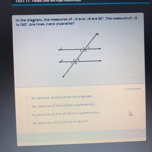 Are lines c and d parallel ( someone PLZ HELPPPPPPPP)