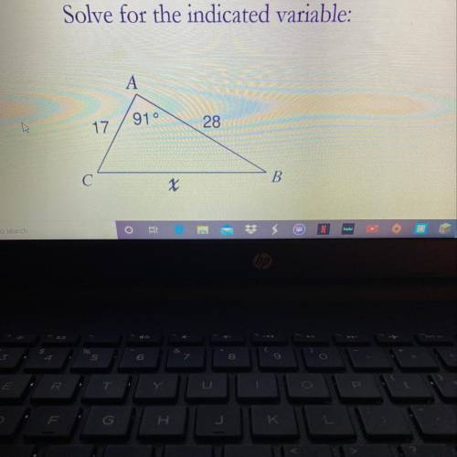Solve for the indicated variable