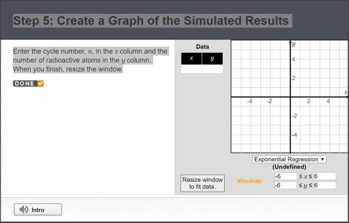 Step 5: Create a Graph of the Simulated Results Enter the cycle number, n, in the x column and the n