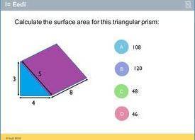 Plsss help (Cuz i'm dumb:D) Calculate the surface area of the prism below, shape below