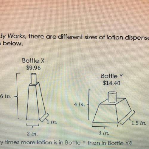 At Shower and Body Works, there are different sizes of lotion dispensers. Two of the versions are sh