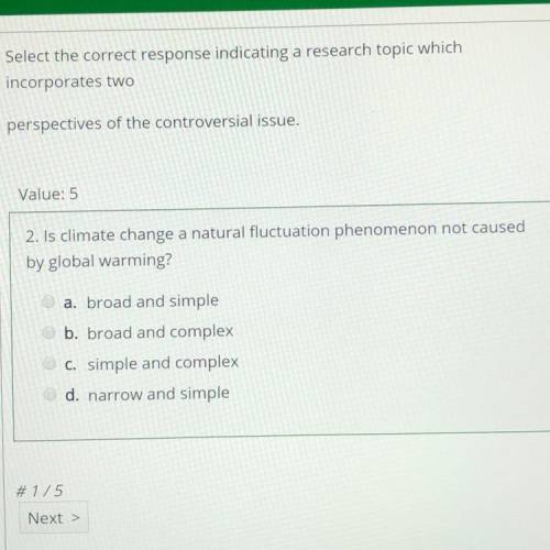Select the correct response indicating a research topic which incorporates two perspectives of the c