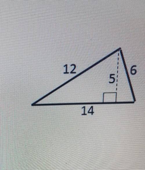 Find the area and perimeter of that triangle