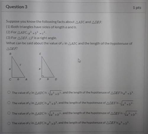 Suppose you know the following facts about angle ABC and angle DEF