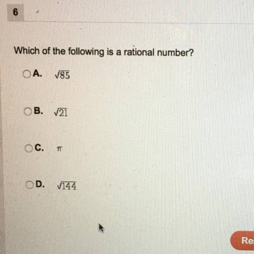 Which of the following is a rational number?