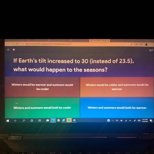 If the earth tilt increased 30 what would happen to the seasons