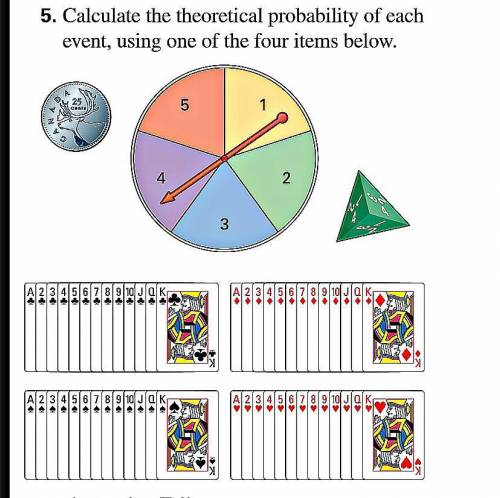 1) Conduct an experimental probability to calculate the experimental probability of spinning an odd