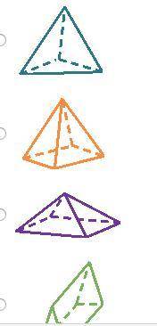 Which solid is a triangular pyramid?