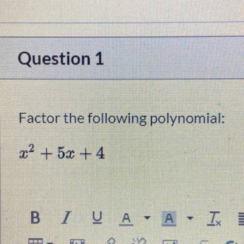 Factor the following polynomial: