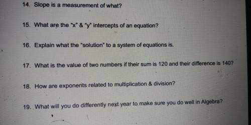 Help please asap 15,17,18 confused and honestly dont know