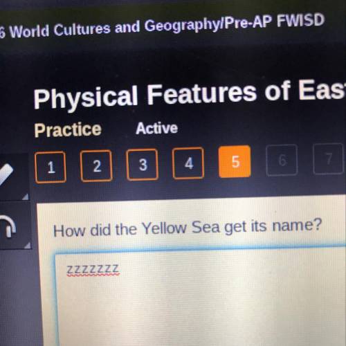 How did the Yelow Sea get is name?