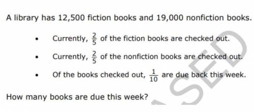 How many books are due that week?