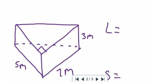 Need the lateral and surface area of this prism please help ASAP