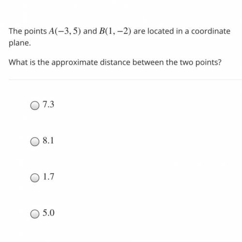 What’s the approximate distance between the two points?