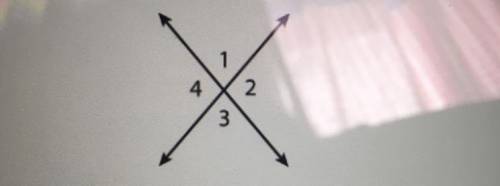 What is the relationship between 1 and 2 ? If m 1 = 50°, what is the m 2