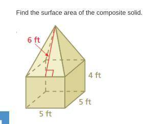 Find the surface area of the composite solid.