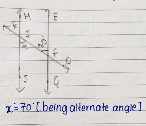 
Find angle measures of parallel lines
