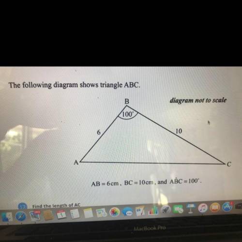 Can someone help me find area of triangle ABC please. ac is equal to 12.5 cm. i just need the area