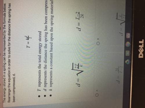 Please help!! Show full work pls :) (Attached is the pic with the question and multiple choice answ