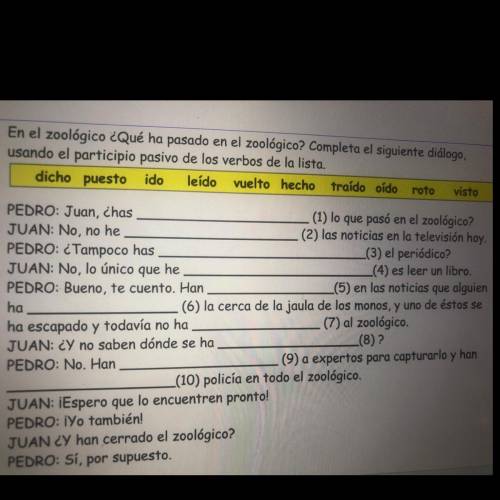 NEED HELP ASAP! IT IS A SPANISH TEST. PLEASE. WILL MARK THE BRAINLIEST.