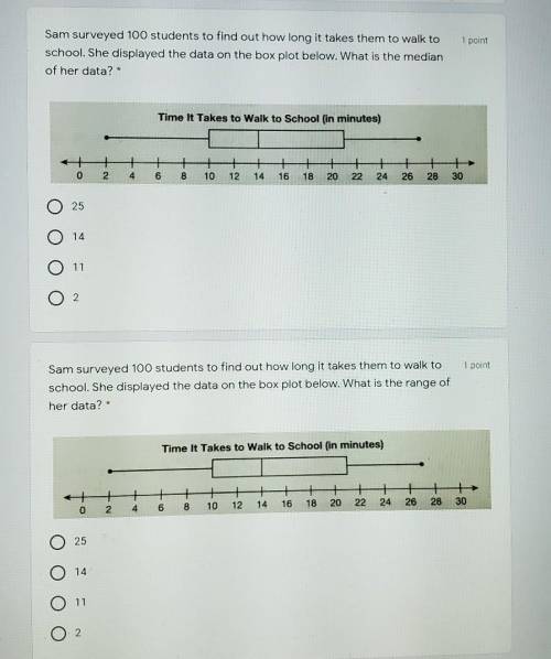 Please Help 6th Grade Math! Box Plots! 2 questions (Image attached)