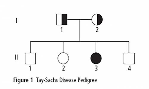 Please help me please

Use Figure 1 Tay-Sachs Disease Pedigree to answer the following questions.