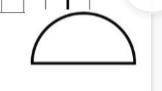 This diagram to the right represents a small stage in the shape of a SEMIcircle (half of a circle).