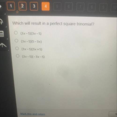 Which will result in a perfect square trinomial