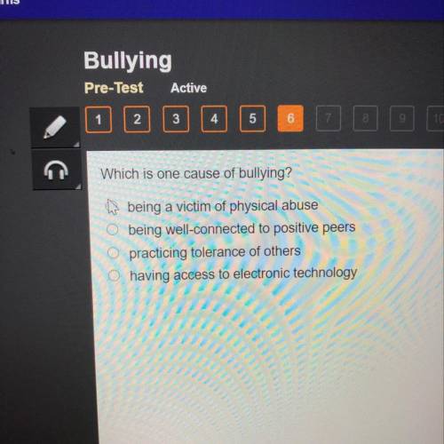 Which is one cause of bullying?