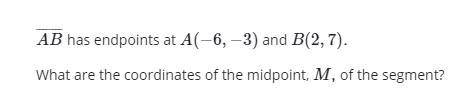 Would the midpoint (2,2) be correct?