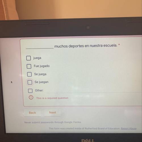 17 POINTS
ANSWER SPANISH QUESTION