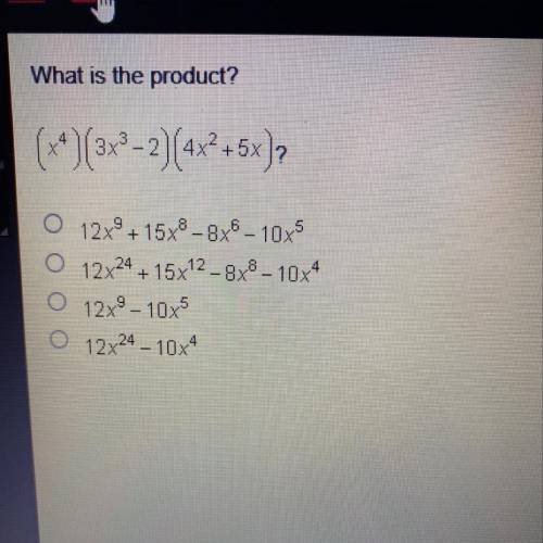 What is the product?
pls help dis is timed :(