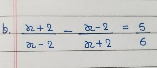 Express the given equation in quadratic form :