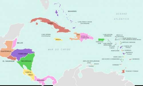 Explique a divisão da América central em continental e insular. * 1 ponto e para hoje agora porfavo