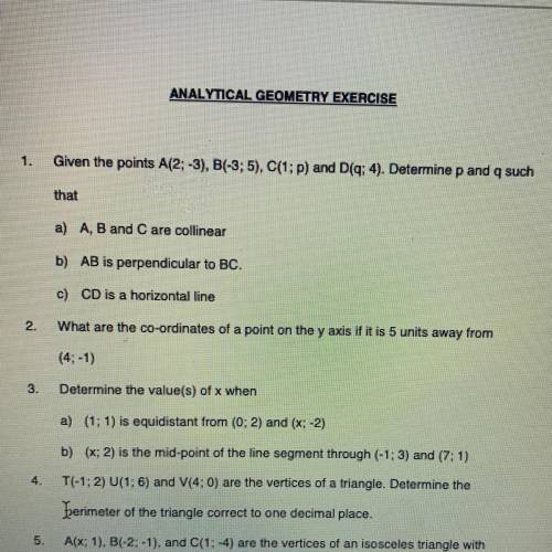 Please help with question 1, very urgent