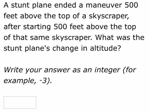 What was the stunt plane change in altitude