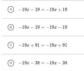 Which of the following equations have infinitely many solutions? Choose all answers that apply:
