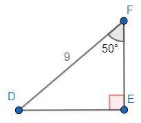 Find the unknown measures. Round lengths to the nearest tenth and angle measures to the nearest deg
