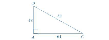 What is the ratio for cos B?