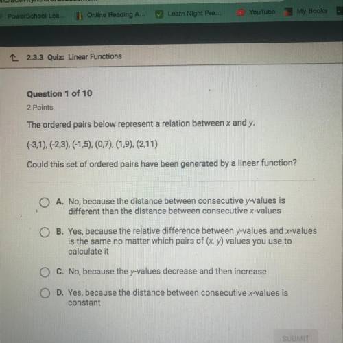 Which answer would it be