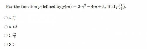For the function p defined by p(m)=2m2−4m+3, find p(13).