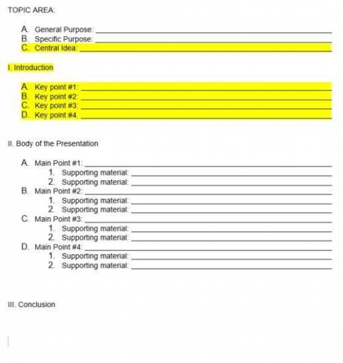 Order these statements in the correct order to fill in the Central idea and key points for a chrono