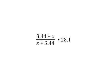 What value of x will make this expression equal to 28.1? A) x=0 is the only value that will make th