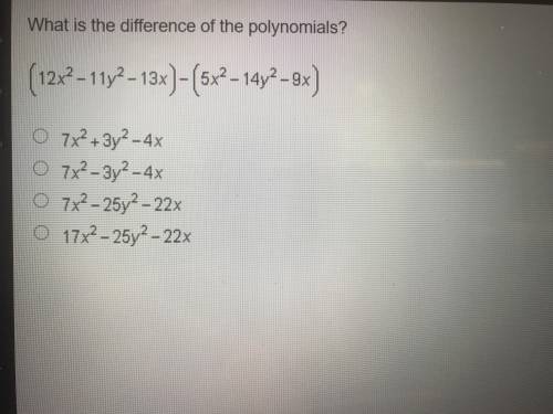 What’s the difference between the polynomials ?