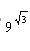 Evaulate 9^sqrt{3} in it to the nearest ten thousandth
